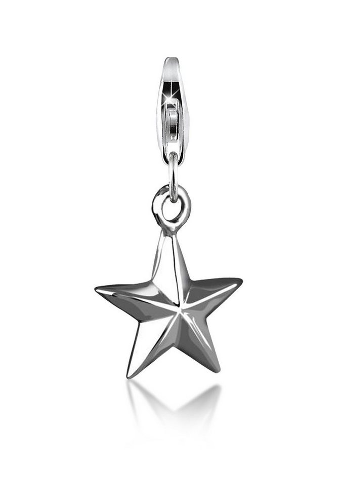 Nenalina Charm-Einhänger Stern-Anhänger Star Party Astro 925 Silber von Nenalina