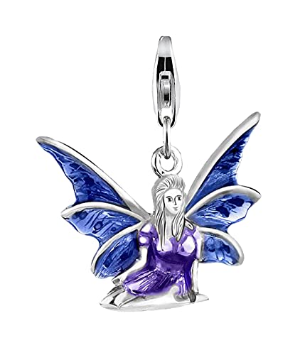Nenalina Elfe Karabiner Charm Anhänger für Bettelarmband aus 925 Sterling Silber 714129-001 Nenalina Elfe Karabiner Charm Anhänger für Bettelarmband aus 925 Sterling Silber 714129-001 von Nenalina