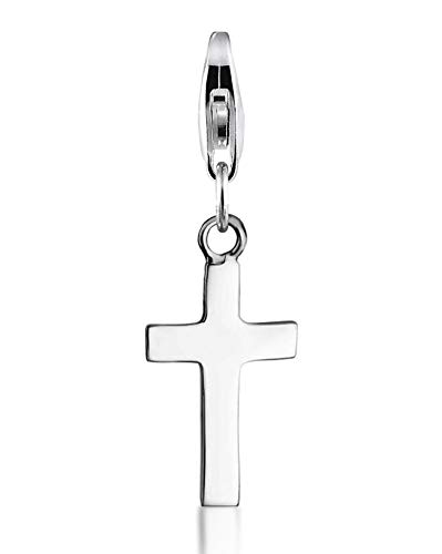 Nenalina Kreuz Karabiner Charm Anhänger für Bettelarmband aus 925 Sterling Silber 713006-000 Nenalina Kreuz Karabiner Charm Anhänger für Bettelarmband aus 925 Sterling Silber 713006-000 von Nenalina