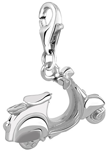 NenalinaMotor Roller Karabiner Charm Anhänger für Bettelarmband aus 925 Sterling Silber 713082-000 von Nenalina