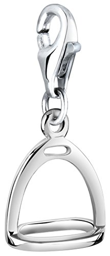 Nenalina Steigbügel Karabiner Charm Anhänger für Bettelarmband aus 925 Sterling Silber 713115-000 von Nenalina