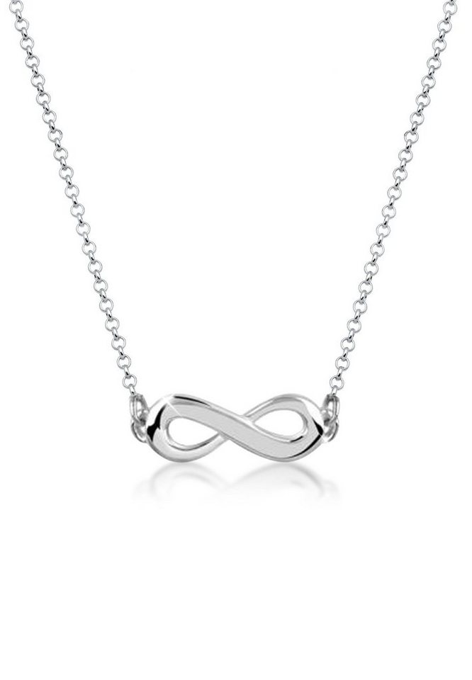 Nenalina Kette mit Anhänger Infinity Unendlichkeit Symbol 925 Silber von Nenalina