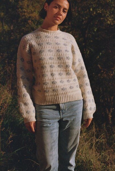 Nénés Marylin Pullover – mit Blumenmuster von Nénés