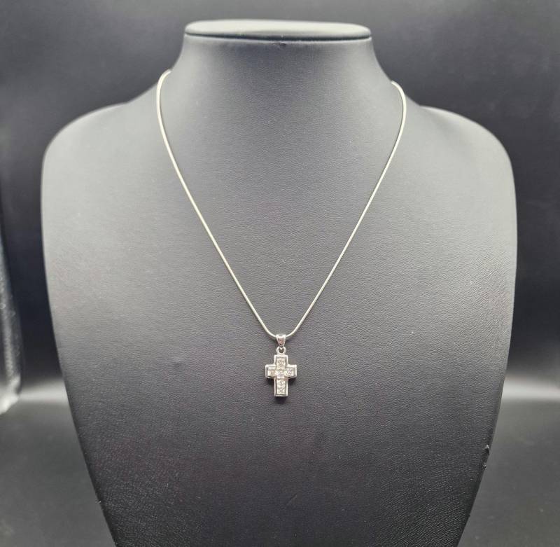 925 Silver Cross Adorned With Zirconia von NenkosShop