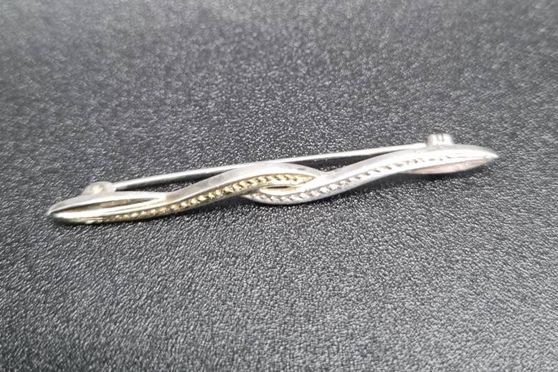 Vintage 835 Silber K&w Designer Brosche von NenkosShop