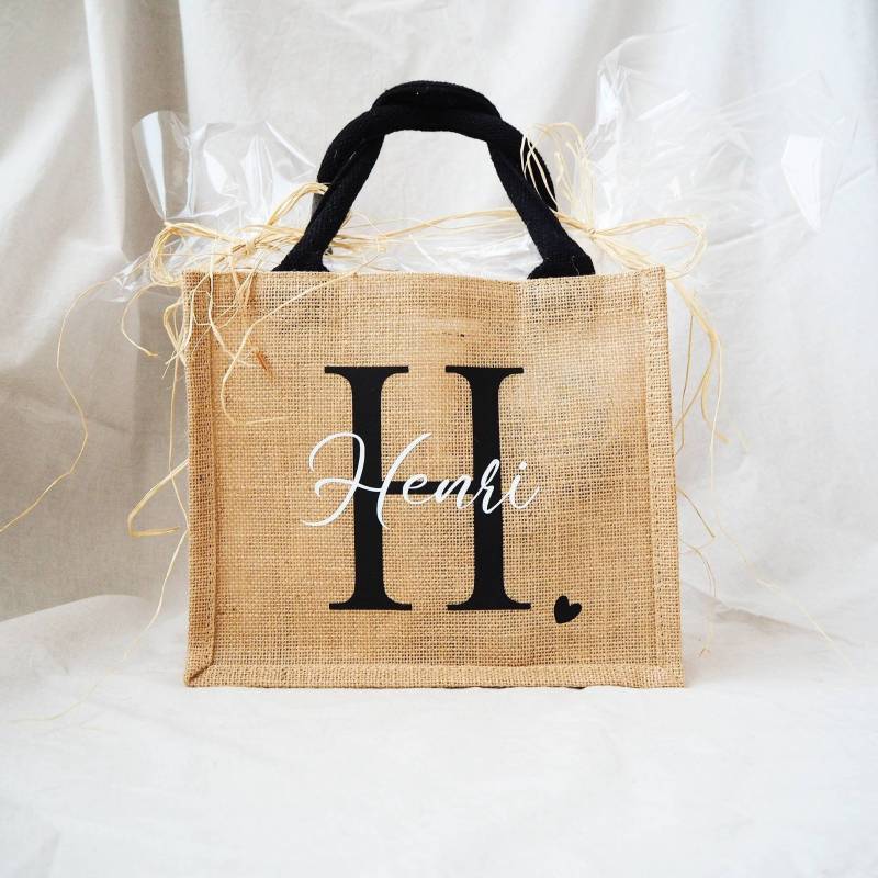Jutetasche Personalisiert Mit Namen/Tasche Name Klein Jga Jutetasche Personalisiert Mit Namen/Tasche Name Klein Jga von Nenolade