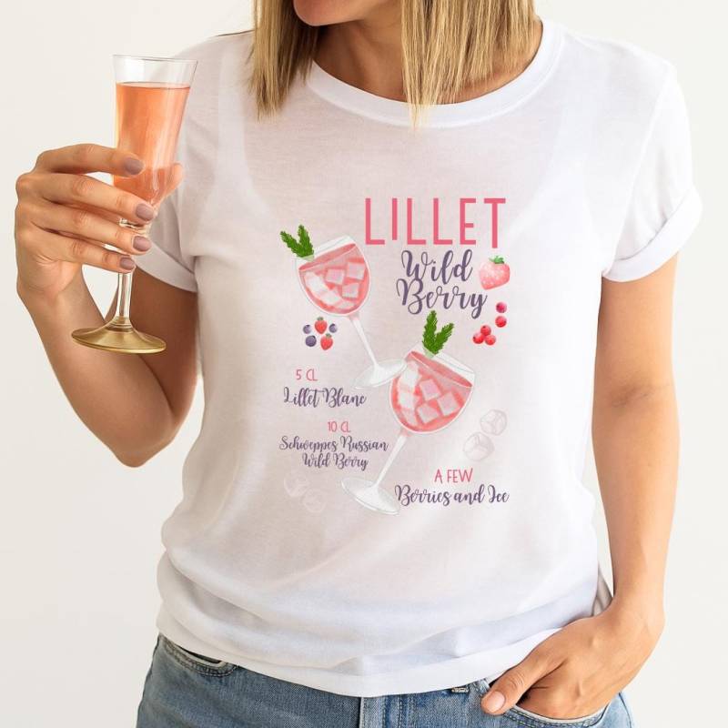 T-Shirt Mit Lillet Rezept | Shirt Wildberry T-Shirt Mit Lillet Rezept | Shirt Wildberry von Nenolade