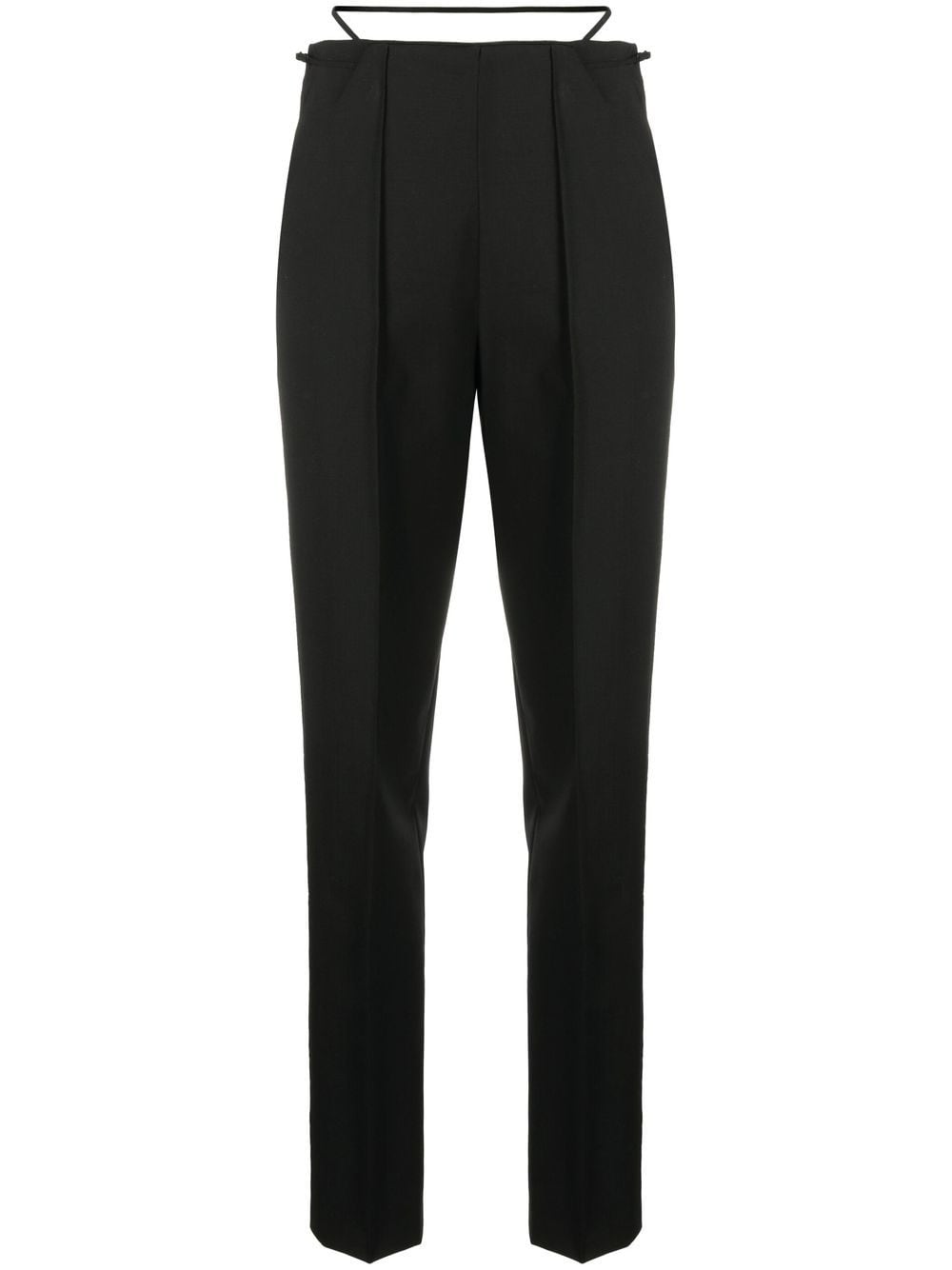 Nensi Dojaka Gerade High-Waist-Hose - Schwarz von Nensi Dojaka