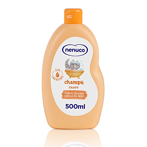Nenuco Mildes Baby-Shampoo, mit süßer Mandelmilch, ohne Tränen, 500 ml von Nenuco
