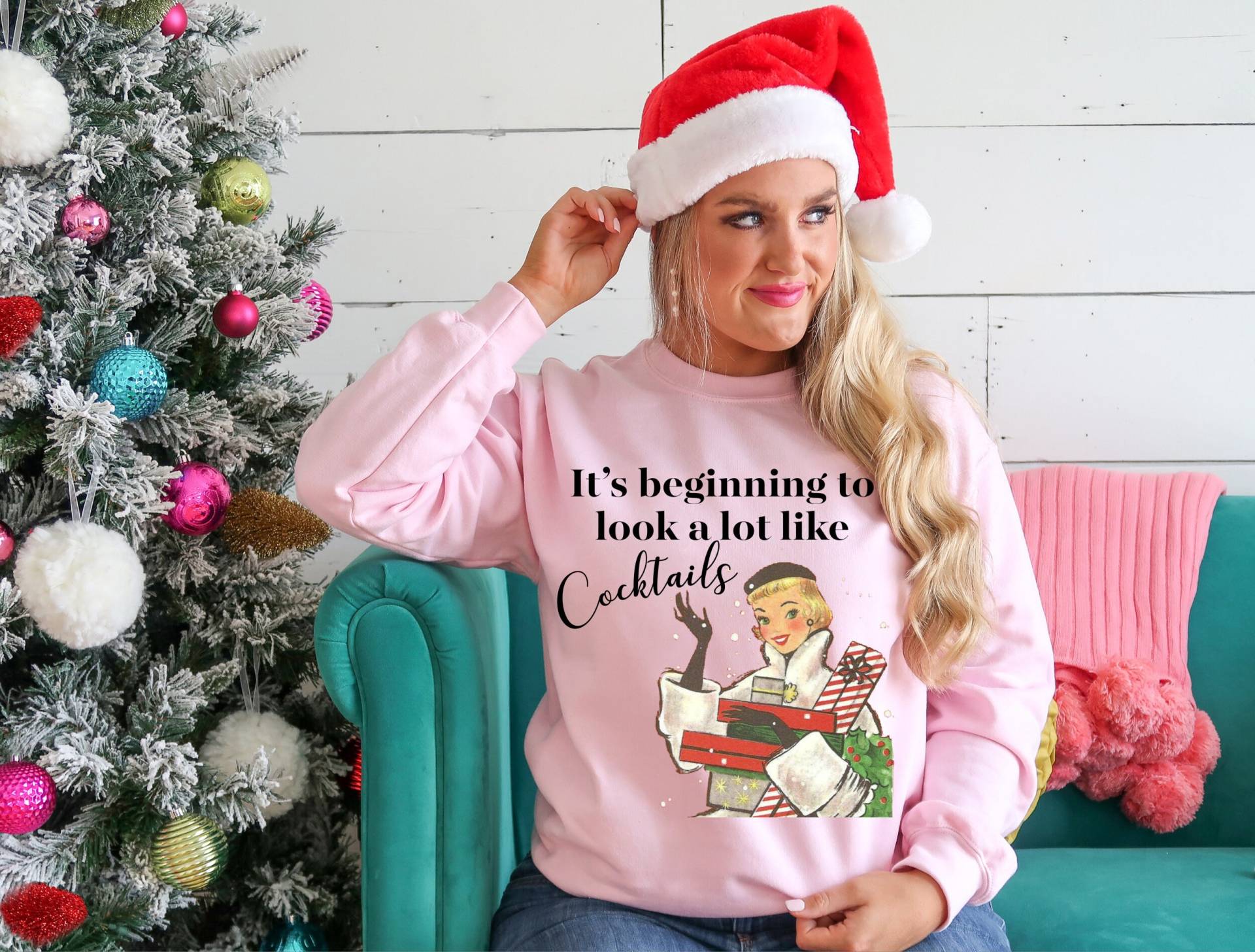 Ihr Anfang Sieht Viel Aus Wie Weihnachtspullover, Ugly Lustiger Geschenk Für Sie, Mama Pullover, Lustiges Weihnachtsshirt von NeonVintageCo