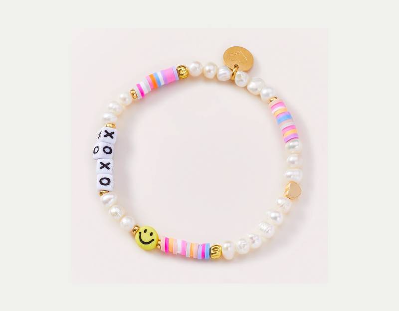 Armband Süßwasserperlen Xoxo von NeonkissDE