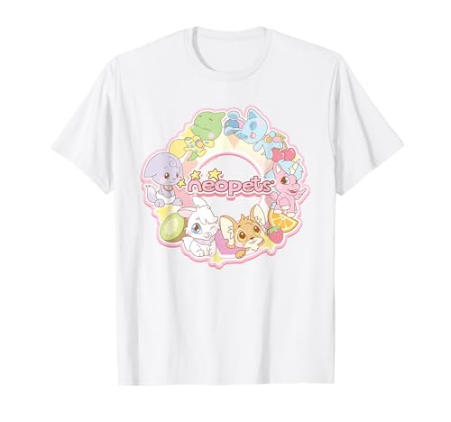 Neopets Baby Pets and Fruit Circle Virtual Pets T-Shirt Neopets Baby Pets and Fruit Circle Virtual Pets T-Shirt von Neopets