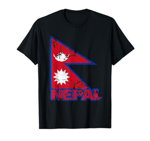 NEPAL Flagge | Damen Herren Kinder NEPAL T-Shirt von Nepal Family Shop