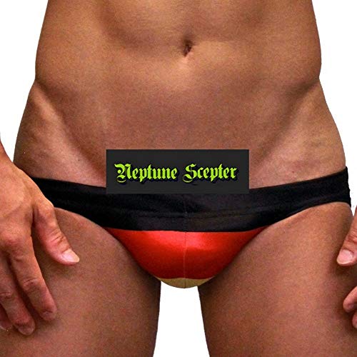 Neptune Scepter handgemacht Herren Push-Up Bikini Slip Badehose Brief - Nationalflagge (52 (89-96 cm), NS-F04 (Germany)) von Neptune Scepter