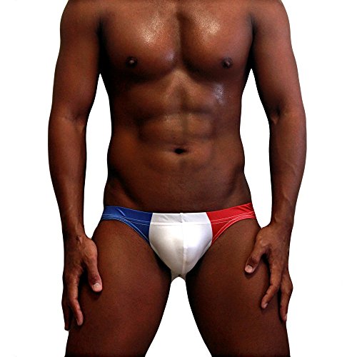 Neptune Scepter handgemacht Herren Push-Up Bikini Slip Badehose Brief - Nationalflagge von Neptune Scepter