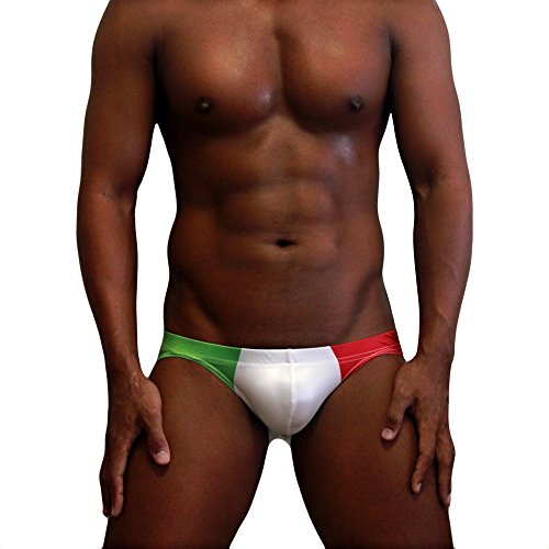 Neptune Scepter handgemacht Herren Push-Up Bikini Slip Badehose Brief - Nationalflagge von Neptune Scepter