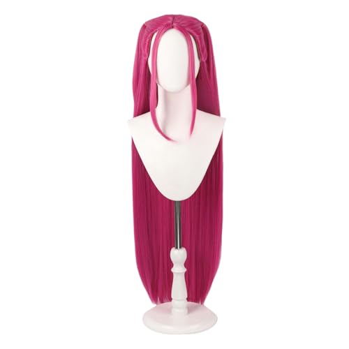 Kpop Dämon Hunter Kostüm Perücke Erwachsene, Mira Rumi Zoey Cosplay Wig Kinder, Huntr/x Anime Jäger Popsänger Idol Haarteil Mädchen Kinder für Karneval Halloween Party Rumi (B) von NerYuo