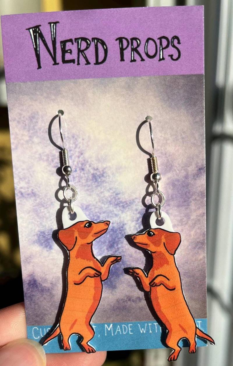 Doxen Daschund Hund Ohrringe von NerdProps