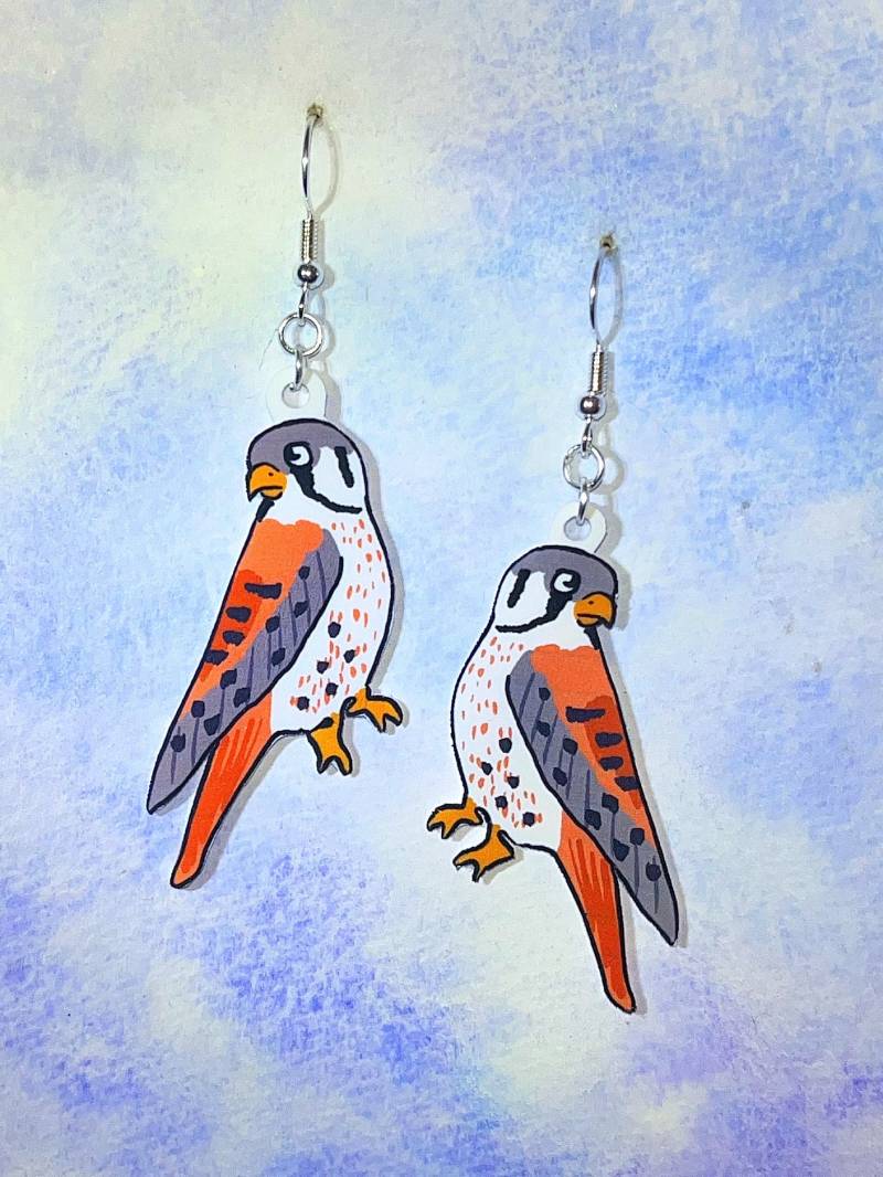 Falke Ohrringe Falke Ohrringe von NerdProps