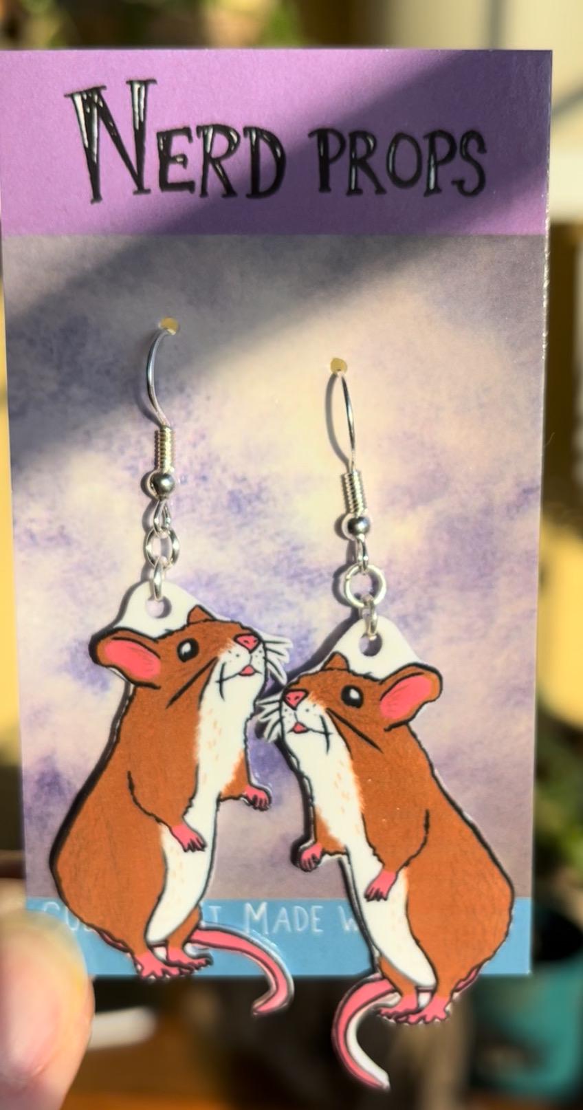 Maus Ohrringe Maus Ohrringe von NerdProps