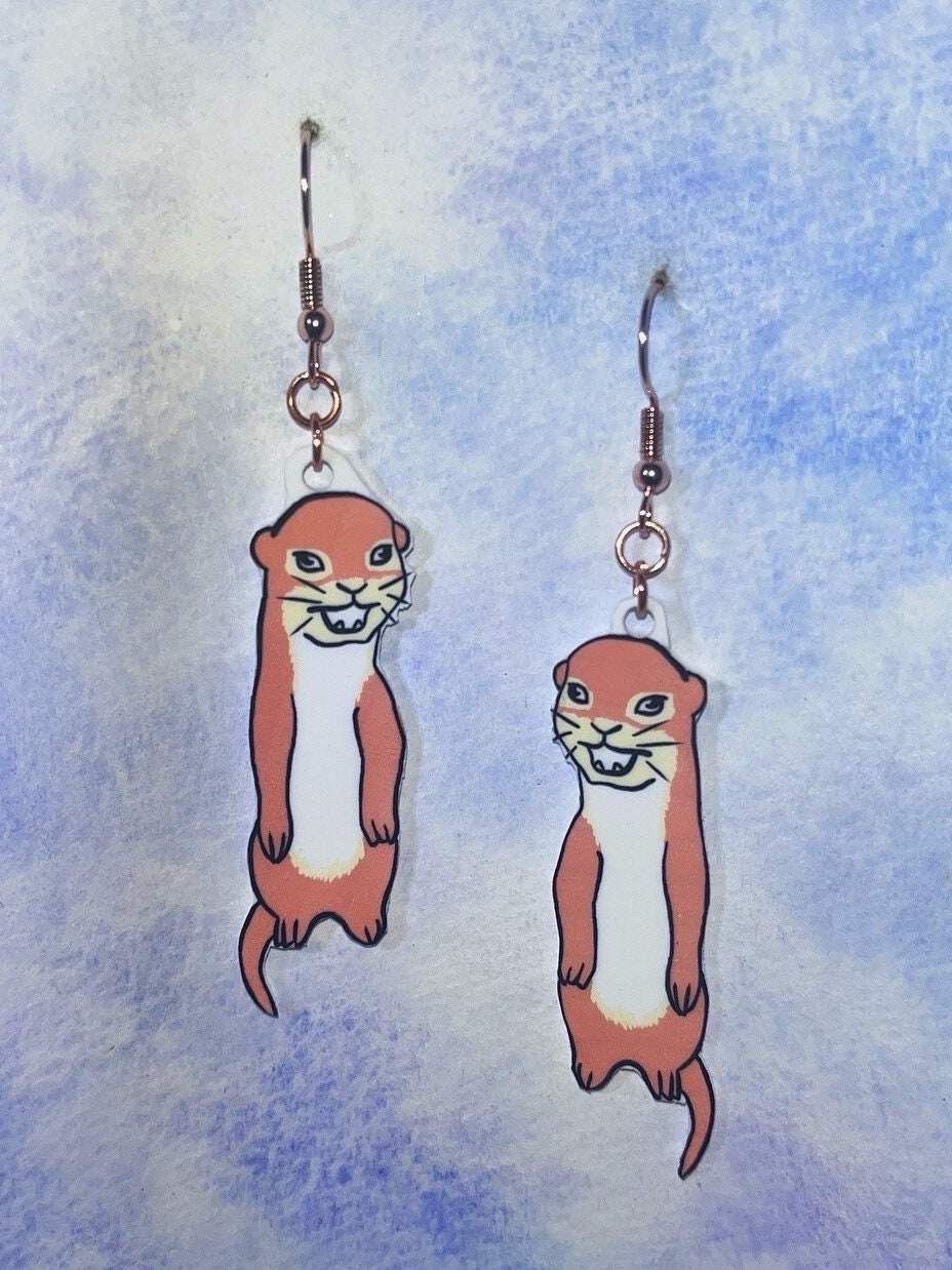 Otter Ohrringe Otter Ohrringe von NerdProps