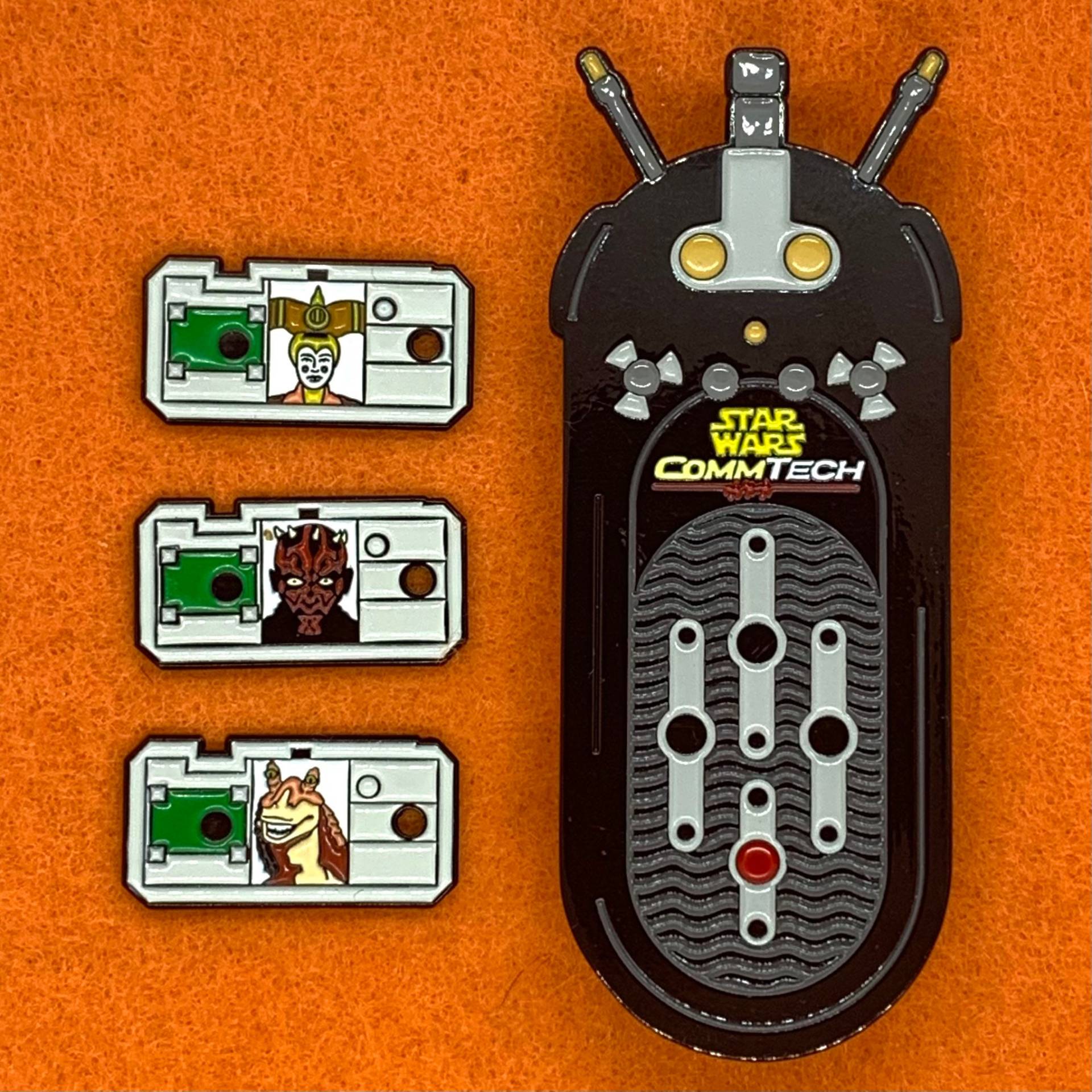 Commtech Reader Pin Set Commtech Reader Pin Set von Nerdmatters