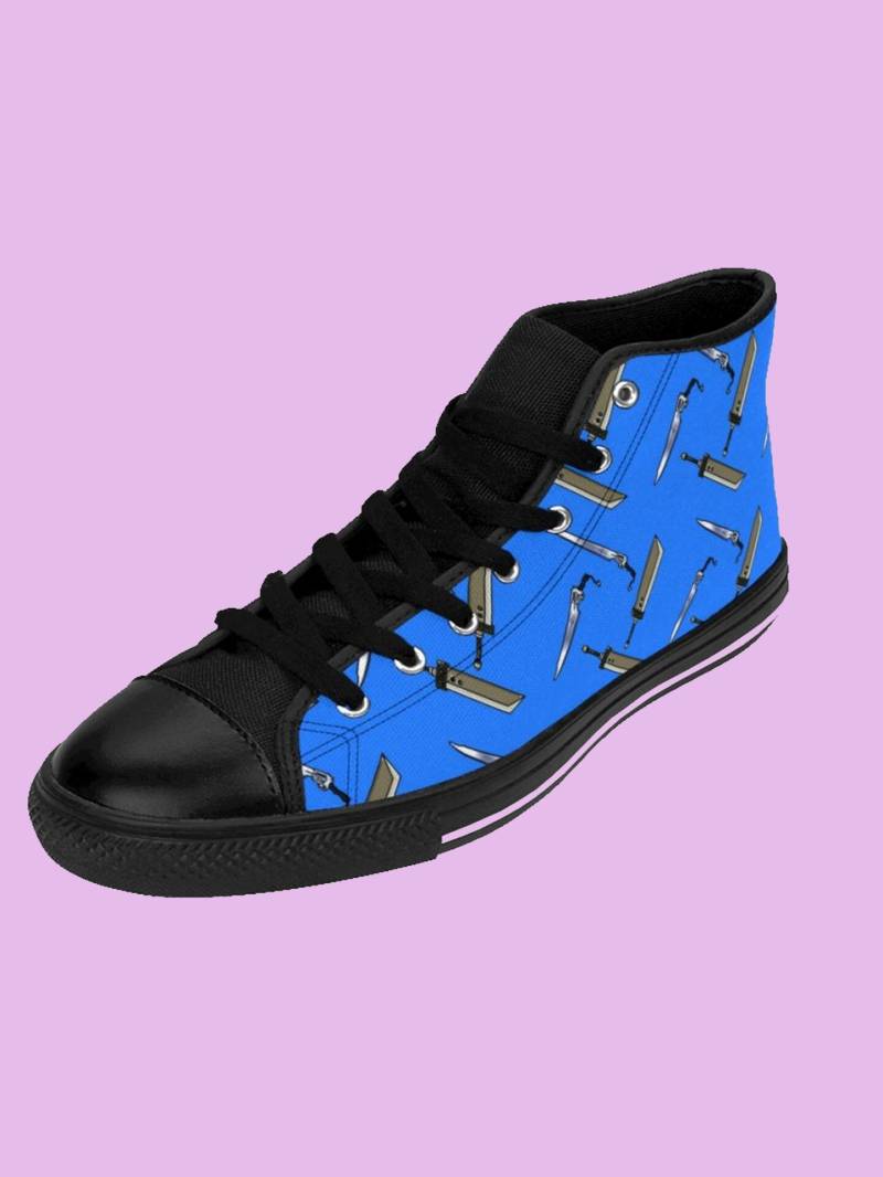 Buster Schwert Vs Hauptcharakter - High Top Sneaker Buster Schwert Vs Hauptcharakter - High Top Sneaker von NerdsAssembleUK