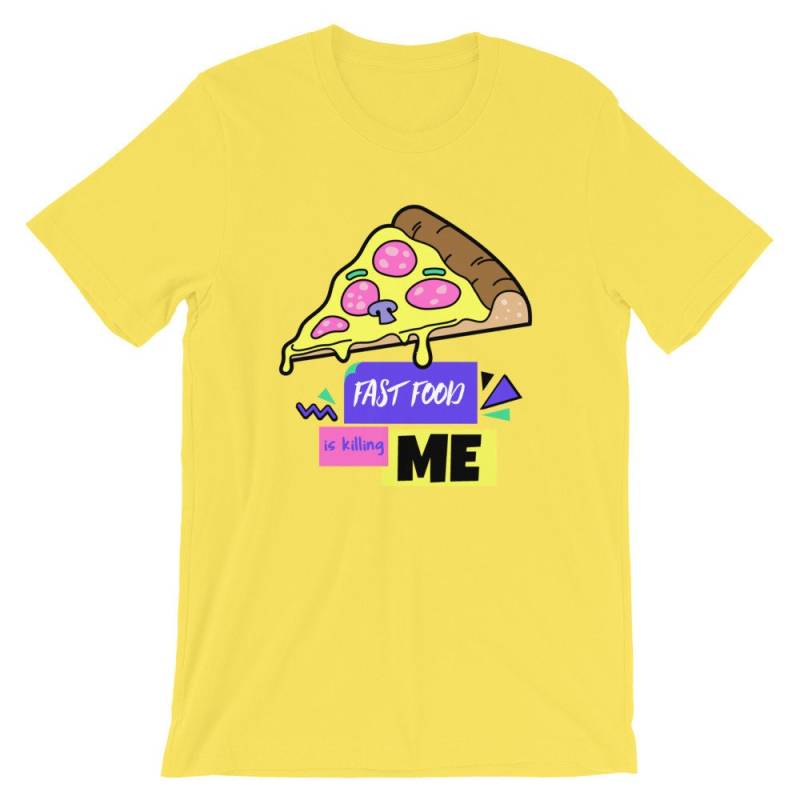 Fast Food Is Killing Me | The Nihilism Collection-90 Es Style T Shirt Fast Food Is Killing Me | The Nihilism Collection-90 Es Style T Shirt von NerdsAssembleUK