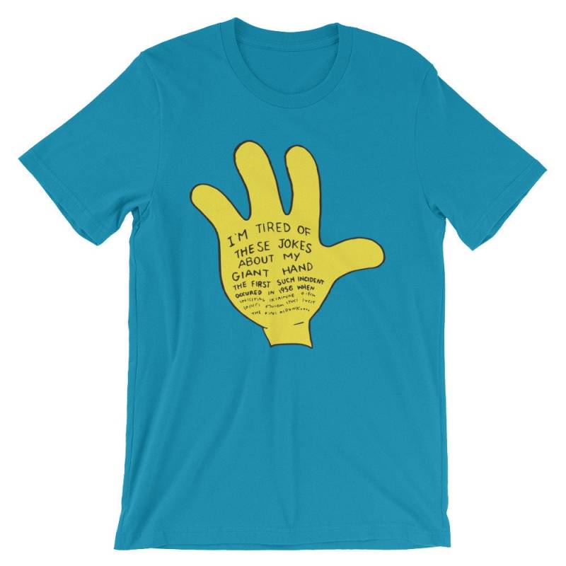 Ich Bin Müde Von Diesen Witzen Über Meine Riesenhand - Simpsons T-Shirt Ich Bin Müde Von Diesen Witzen Über Meine Riesenhand - Simpsons T-Shirt von NerdsAssembleUK