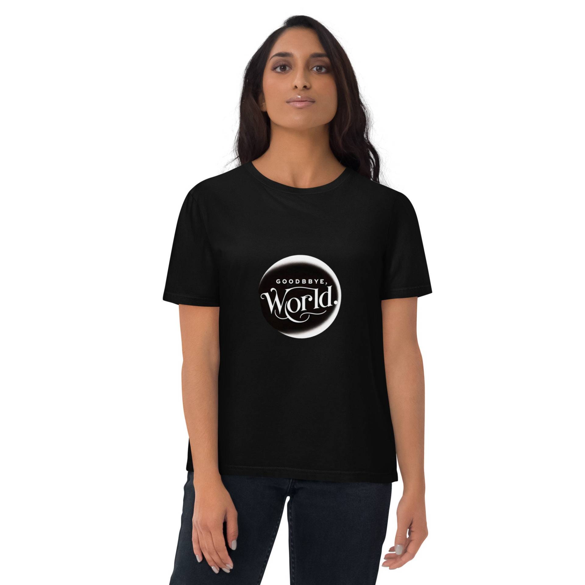 Goodbyeworld Unisex-Bio-Baumwoll-T-Shirt Goodbyeworld Unisex-Bio-Baumwoll-T-Shirt von NerdwearSchweiz