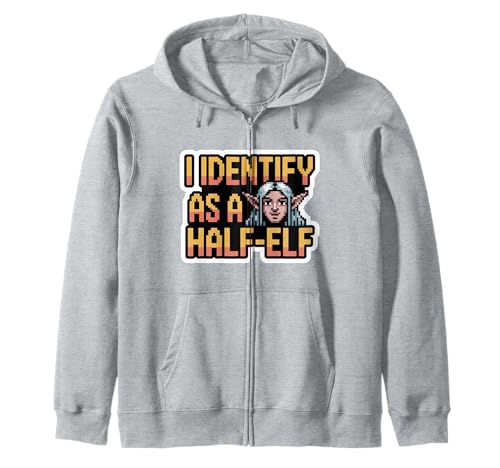 Lustiges Zitat I Identify as a Half-Elf, geeignet für Männer und Frauen. Kapuzenjacke Lustiges Zitat I Identify as a Half-Elf, geeignet für Männer und Frauen. Kapuzenjacke von Nerdy Spirit Animals Products