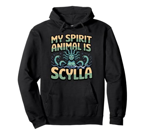 My Spirit Animal is Scylla Geeignet für Männer und Frauen. Pullover Hoodie My Spirit Animal is Scylla Geeignet für Männer und Frauen. Pullover Hoodie von Nerdy Spirit Animals Products