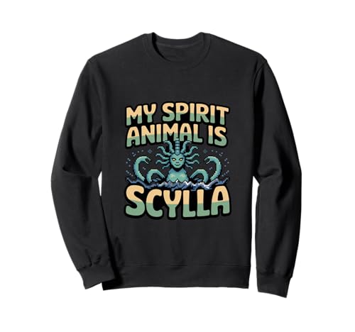 My Spirit Animal is Scylla Geeignet für Männer und Frauen. Sweatshirt von Nerdy Spirit Animals Products