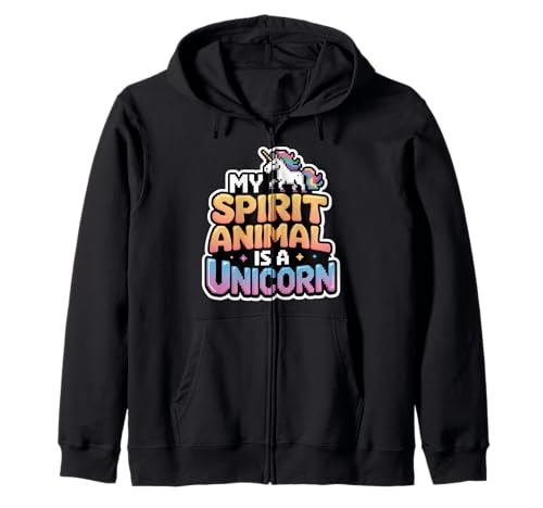 My Spirit Animal ist EIN Einhorn, geeignet für Männer und Frauen. Kapuzenjacke My Spirit Animal ist EIN Einhorn, geeignet für Männer und Frauen. Kapuzenjacke von Nerdy Spirit Animals Products