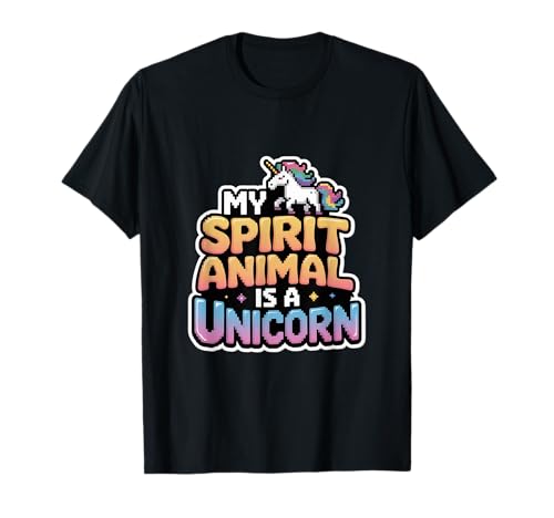 My Spirit Animal ist EIN Einhorn, geeignet für Männer und Frauen. T-Shirt My Spirit Animal ist EIN Einhorn, geeignet für Männer und Frauen. T-Shirt von Nerdy Spirit Animals Products