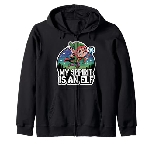 My Spirit Animal ist EIN Elf, geeignet für Männer und Frauen. Kapuzenjacke My Spirit Animal ist EIN Elf, geeignet für Männer und Frauen. Kapuzenjacke von Nerdy Spirit Animals Products