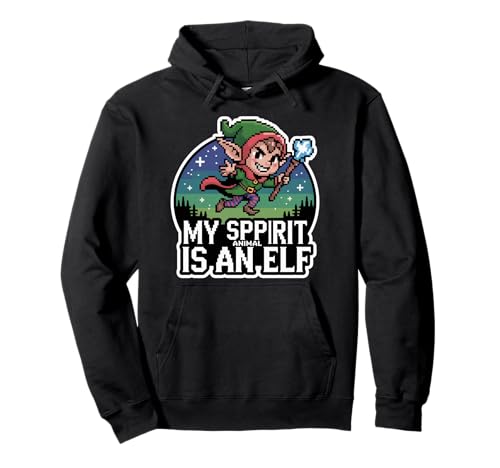 My Spirit Animal ist EIN Elf, geeignet für Männer und Frauen. Pullover Hoodie My Spirit Animal ist EIN Elf, geeignet für Männer und Frauen. Pullover Hoodie von Nerdy Spirit Animals Products