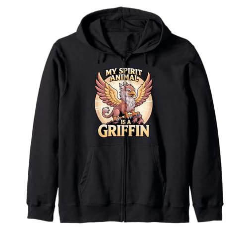 My Spirit Animal ist EIN Greif, geeignet für Männer und Frauen. Kapuzenjacke von Nerdy Spirit Animals Products