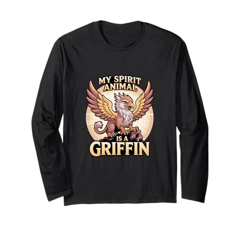 My Spirit Animal ist EIN Greif, geeignet für Männer und Frauen. Langarmshirt My Spirit Animal ist EIN Greif, geeignet für Männer und Frauen. Langarmshirt von Nerdy Spirit Animals Products