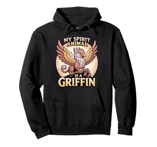 My Spirit Animal ist EIN Greif, geeignet für Männer und Frauen. Pullover Hoodie von Nerdy Spirit Animals Products