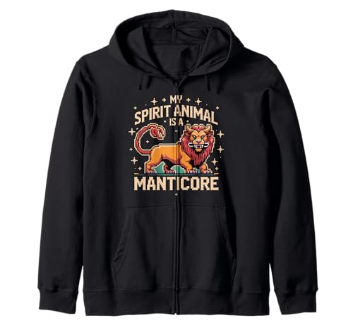 My Spirit Animal ist EIN Mantikor, geeignet für Männer und Frauen. Kapuzenjacke von Nerdy Spirit Animals Products