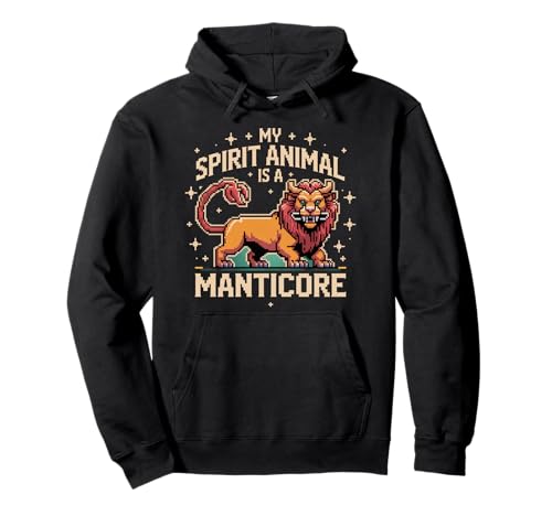 My Spirit Animal ist EIN Mantikor, geeignet für Männer und Frauen. Pullover Hoodie von Nerdy Spirit Animals Products
