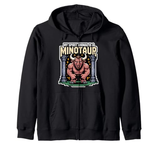 My Spirit Animal ist EIN Minotaurus, geeignet für Männer und Frauen. Kapuzenjacke von Nerdy Spirit Animals Products