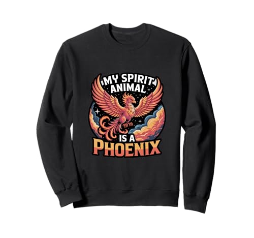 My Spirit Animal ist EIN Phönix, geeignet für Männer und Frauen. Sweatshirt von Nerdy Spirit Animals Products