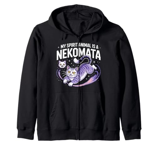 My Spirit Animal ist eine Nekomata, die für Männer und Frauen geeignet ist. Kapuzenjacke My Spirit Animal ist eine Nekomata, die für Männer und Frauen geeignet ist. Kapuzenjacke von Nerdy Spirit Animals Products