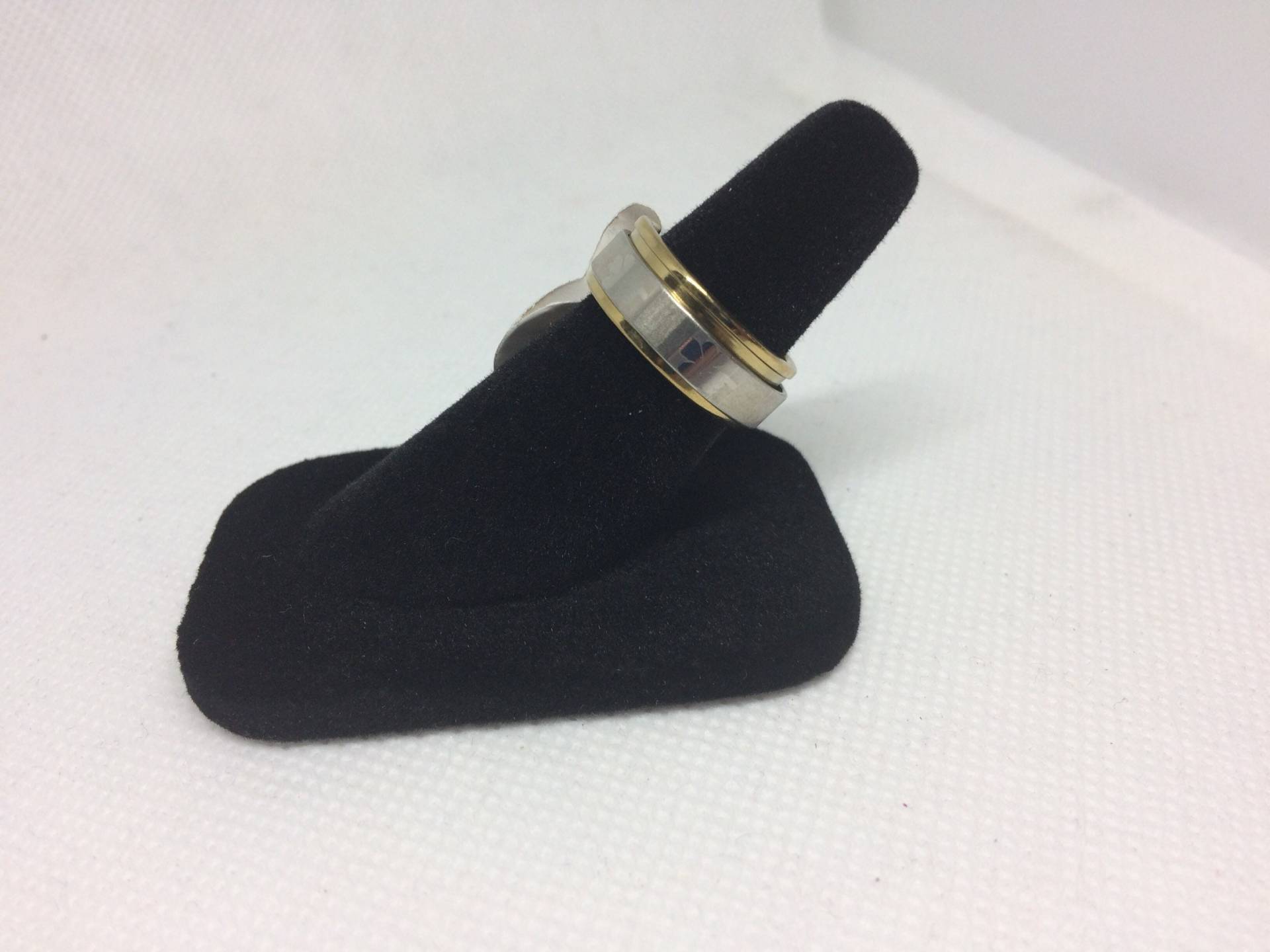 Gold Und Silber Spiner Shamrock Edelstahl Größe 8 Ring Gold Und Silber Spiner Shamrock Edelstahl Größe 8 Ring von NerdyFluttershy