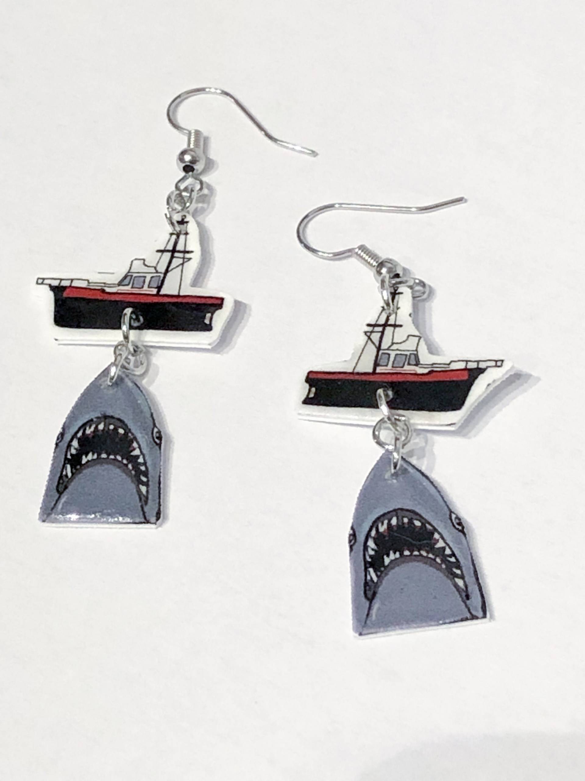 Größere Boot Ohrringe Größere Boot Ohrringe von NerdyRobotsJewelry