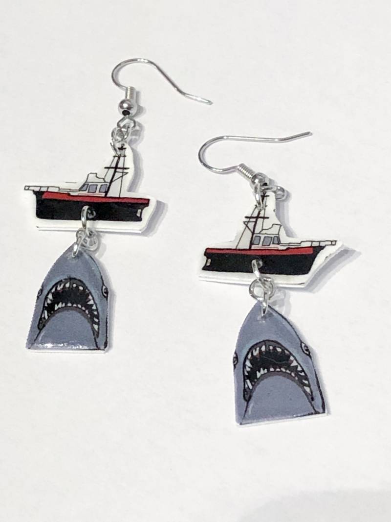 Größere Boot Ohrringe von NerdyRobotsJewelry