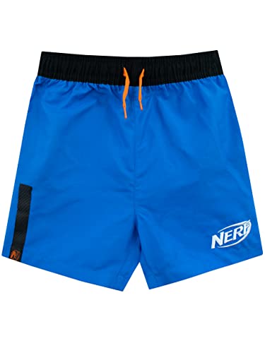 NERF Badehose | Badeshorts Jungen | Badehosen Jungs Mit Wasserreaktivem Merkmal Blau 152 von NERF