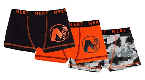 Nerf Offizieller Boxershorts für Jungen, Multipack, Unterhosen für Kinder, Camouflage, Unterwäsche, Slips, Boxershorts (3 Stück), multi, 134 von NERF